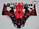 Fr Red Black Graffiti Plastic Fairing Fit For Honda 2006 2007 Cbr1000rr A004