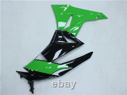 FTC Plastic Glossy Black Green Fairing Fit for KWA 2009-2012 ZX6R 636 a013