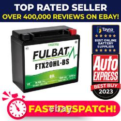 FTX20HL-BS GEL Fulbat Motorcycle Battery