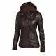 Fashion Factory Women High Quality Winter Leather Jacket Ladies Top Quality Coat