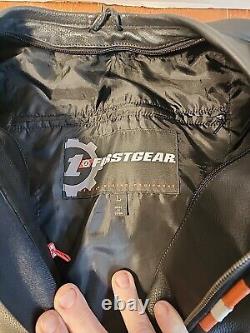 First Gear Harley-Davidson Motorcycle Leather Riding Jacket Size Large