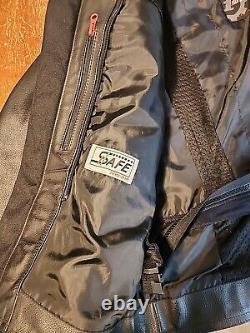 First Gear Harley-Davidson Motorcycle Leather Riding Jacket Size Large