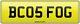 Fogarty Fogle Fogs Number Plate Fogy Registration Bc05 Fog Inclusive Price Foggy