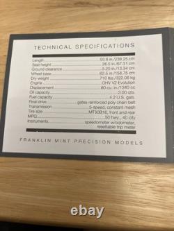 Franklin Mint 110 Harley-Davidson Heritage Softail Classic Die-Cast Model