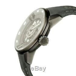 GV2 By Gevril Men's 1303 Motorcycle Sport Automatic Grey Leather Date Watch