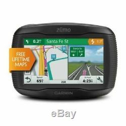 Garmin Zumo 395LM Motorcycle GPS Navigation 010-01602-00 Lifetime Map, Bluetooth