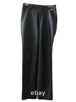HARLEY-DAVIDSON Women's Genuine Leather Front Pants Size 34 / 6