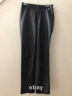 HARLEY-DAVIDSON Women's Genuine Leather Front Pants Size 34 / 6