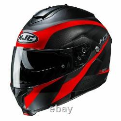 HJC C91 Taly MC4SF Red Full Face Motorcycle Bike Dual Visor Sports Crash Helmet