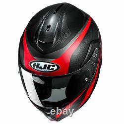HJC C91 Taly MC4SF Red Full Face Motorcycle Bike Dual Visor Sports Crash Helmet