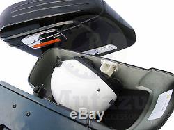 HL Universal Motorcycle Hard Bag Saddlebags Honda Suzuki Kawasaki Harley Yamaha
