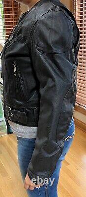 Harley-Davidson MEDIUM Embossed Perforated Vented Genuine Leather Jacket