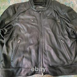 Harley Davidson Mens 3XL Willie G Skull Leather Jacket with Liner 98099-07VM