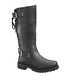 Harley-davidson Women's Alexa Back Lace Black Leather Motorcycle Boots D85167
