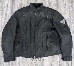 Harley Davidson Womens FXRG Nylon Motorcycle Protective Jacket Size Large