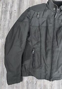 Harley Davidson Womens FXRG Nylon Motorcycle Protective Jacket Size Large