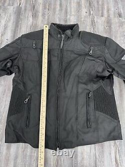 Harley Davidson Womens FXRG Nylon Motorcycle Protective Jacket Size Large