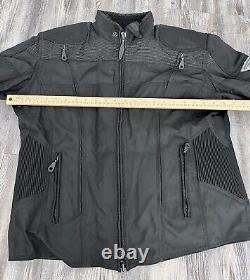 Harley Davidson Womens FXRG Nylon Motorcycle Protective Jacket Size Large