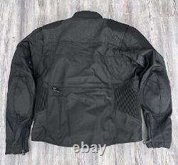 Harley Davidson Womens FXRG Nylon Motorcycle Protective Jacket Size Large