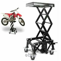 Heavy Duty Motorbike Lifter Hydraulic Scissor Motor Bike ATV Lift Floor Stand