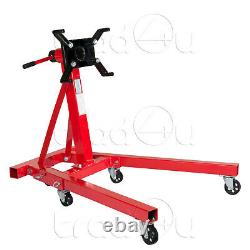 Heavy duty Swivel Transmission Engine Gearbox Mount Support Stand 2000 lbs 900kg