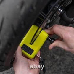 Hiplok Md1000 Anti Grinder Yellow Motorcycle Disc Lock Security