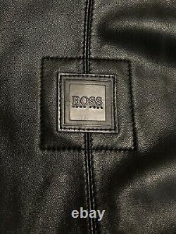 Hugo boss Mens Leather jacket large