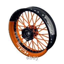 Husqvarna 701 V1 orange rim sticker motorcycle rim edge sticker wheel sticks