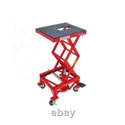 Hydraulic Scissor 300lb Bike Motorcycle Lift Table With 4 Wheel Motorbike ATV Hydraulic Scissor 300lb Bike Motorcycle Lift Table With 4 Wheel Motorbike ATV