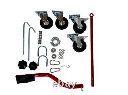 Hydraulic Scissor 300lb Bike Motorcycle Lift Table With 4 Wheel Motorbike ATV