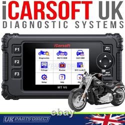 ICarsoft MT V6 for HARLEY Motorcycle Diagnostic + Service Tool Official UK