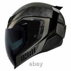 Icon Airflite Raceflite Motorcycle Motorbike Helmet Black