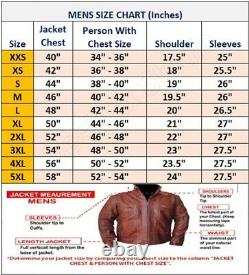 Jurassic World Chris Pratt Owen Grady Biker Genuine Leather Jacket Vest For Mens