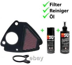 K&N set air filter + cleaner + oil HA-6199 + 99-5003EU