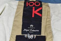 KARRIMOR Beige Jacket size 50 Mens Stone/Blue Hooded K100 Cab Nigel Cabourn