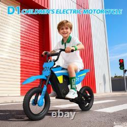 KIDDOWE D1 Electric Kid Motorcycle 300W Kid E-motorcycle E-bike 36V 4Ah UK Blue