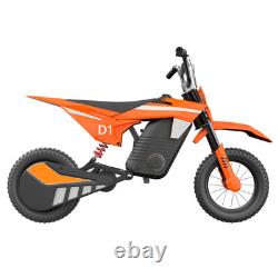 KIDDOWE D1 Kids Electric Dirt Bike Motorcyc 300W 36V 4AH 3-Speed 25km/h LED 15km