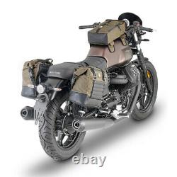 Kappa Rambler Motorcycle Luggage Panniers / Side Bags Pair Olive Green 14 Litre