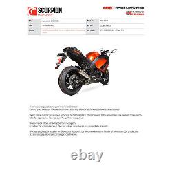 Kawasaki Z 1000 SX 14-16 Scorpion RP-1 GP Carbon Round Motorcycle Exhaust Bike