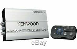 Kenwood Kac-m1824bt 4 Channel Boat Marne Motorcycle Bluetooth Speakers Amplifier