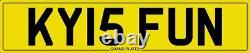 Ky Initials Number Plate Ky15 Fun Private Registration With Fees Included