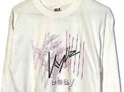 Kylie longsleeve 00 t-shirt white tee Fever 2002 tour Kylie Minoque shirt