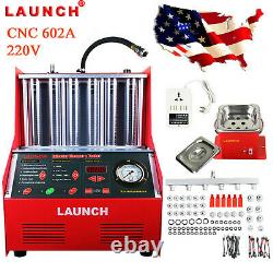 LAUNCH CNC602A Ultrasonic Auto Car Fuel Injector Tester Cleaner Cleaning Machine