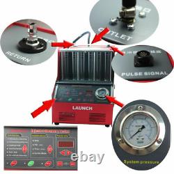 LAUNCH CNC602A Ultrasonic Fuel Injector Tester & Cleaner for Petrol Car Motor