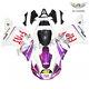 Ld Fairing Purple White Injection Abs Kit Fit For Yamaha 1998-2002 Yzf R6 H051