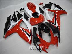 LD Injection Red White Fairing Set Fit for SZK 2006 2007 GSXR 600 750 a023