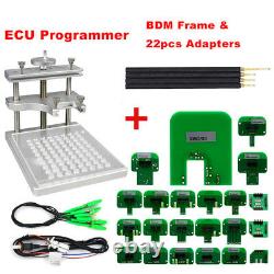 LED BDM Frame Galletto BDM100 ECU Programmer Tool + 22pcs BDM Dimsport Adapters