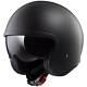 Ls2 Of599 Spitfire Open Face Motorcycle Helmet Plain With Drop Down Visor New