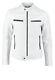 Latest Men's Lambskin Leather Jacket Motorcycle Soft White Biker Slim Fit Jacket