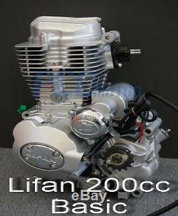 Lifan 200cc 5 Speed Engine Motor Motorcycle Dirt Bike Atv I En25-basic